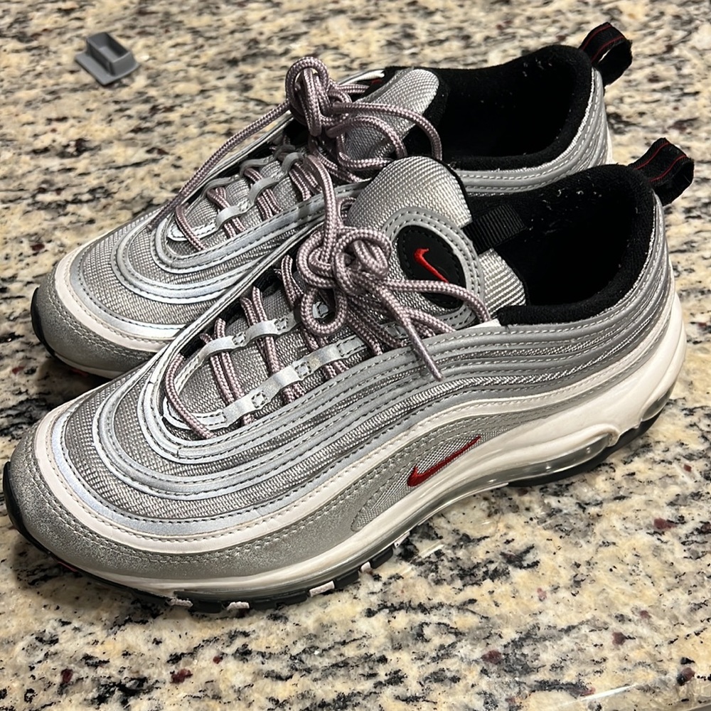 womens silver bullet air max 97s - Picture 2 of 4